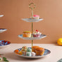 Spring Printed 3-Tier Dessert Display Stand