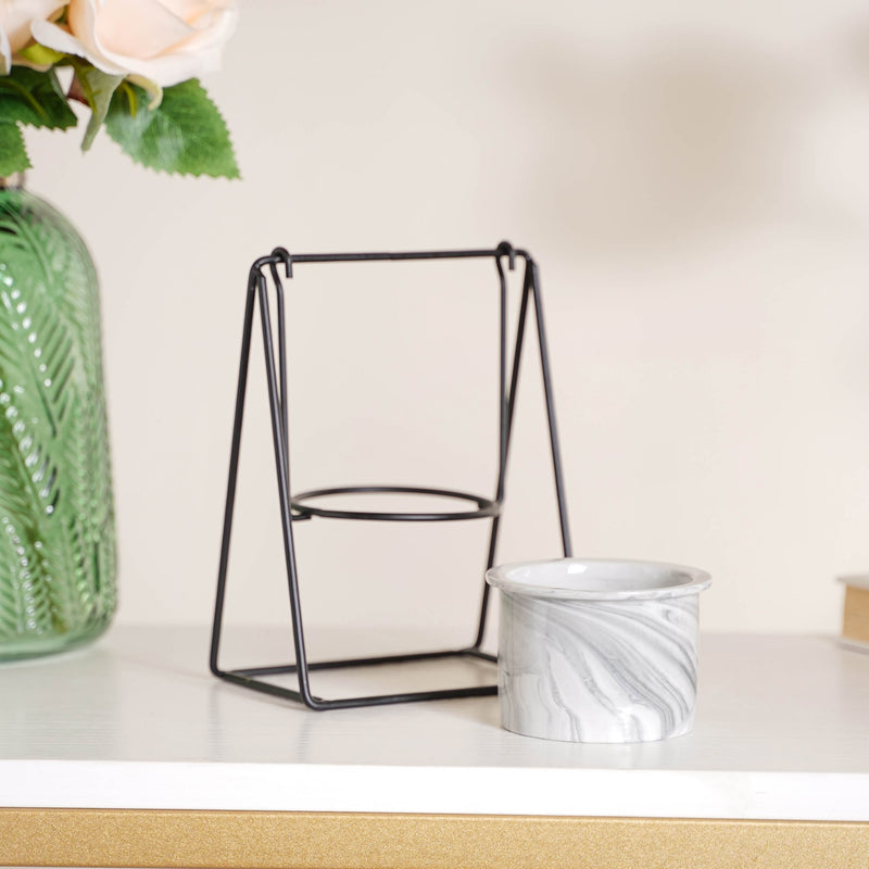 Single Swing Ceramic Flowering Pot - Indoor planters and flower pots | Home decor items