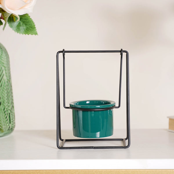 Single Swing Ceramic Flowering Pot - Indoor planters and flower pots | Home decor items