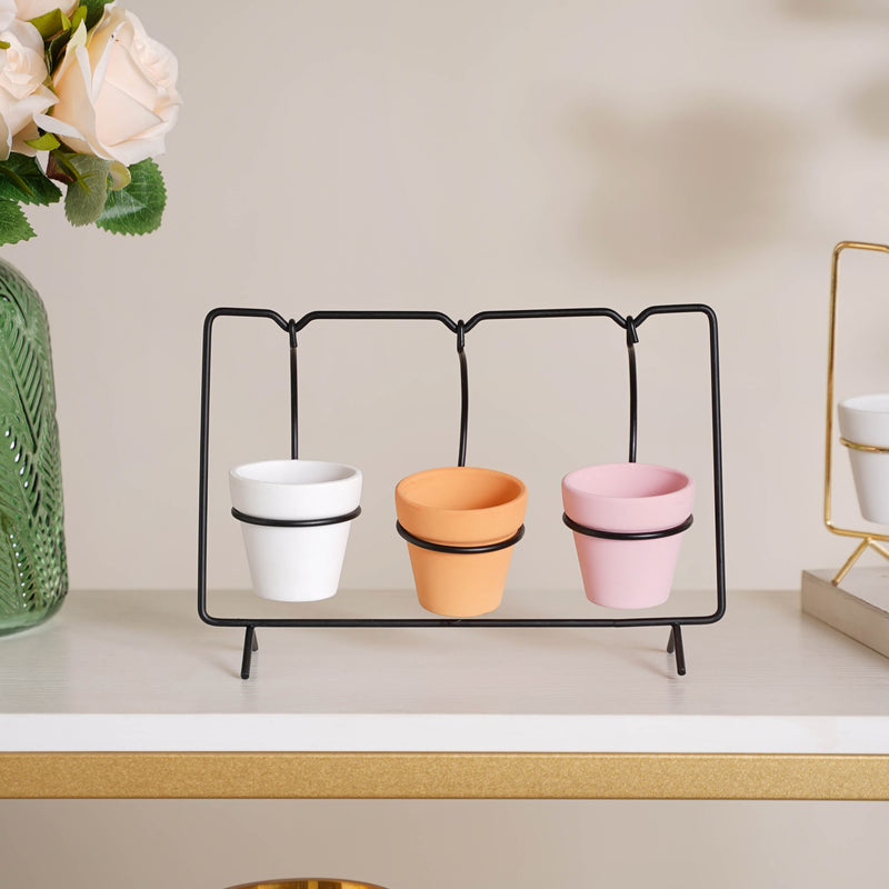 Rectangular Metal Stand Planter - Indoor planters and flower pots | Home decor items