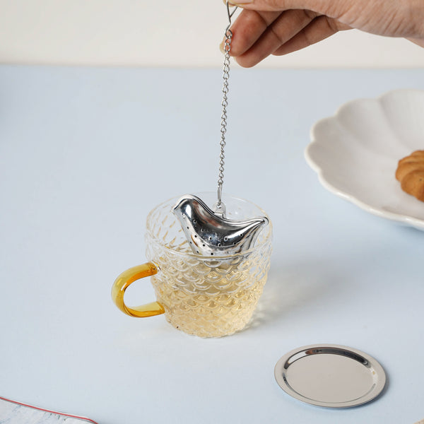 Bird Tea Filter - Filter, kitchen tool, steel strainer | Filter for Tea & Home decor