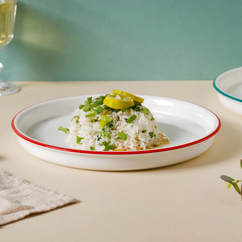 Toujours Dinner Plate - Serving plate, snack plate, ceramic dinner plates| Plates for dining table & home decor