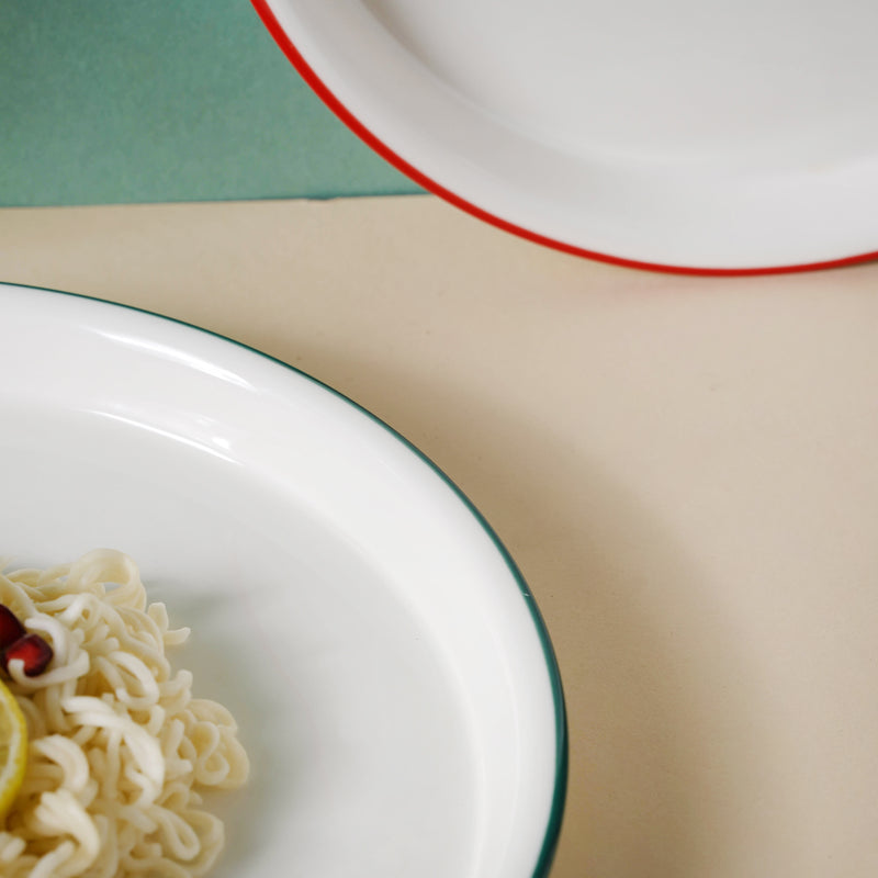 Toujours Dinner Plate - Serving plate, snack plate, ceramic dinner plates| Plates for dining table & home decor