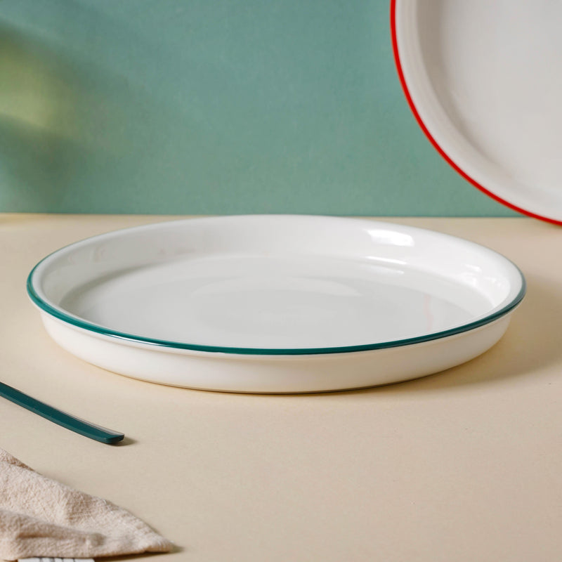 Toujours Dinner Plate - Serving plate, snack plate, ceramic dinner plates| Plates for dining table & home decor