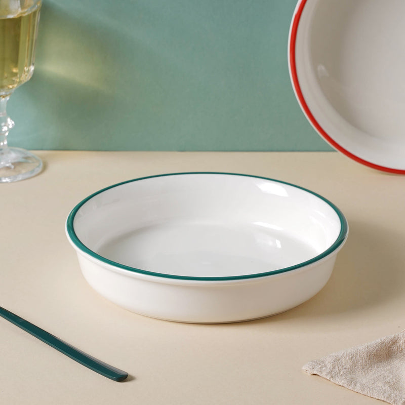 Toujours Deep Dish - Serving plate, pasta plate, lunch plate, deep plate | Plates for dining table & home decor