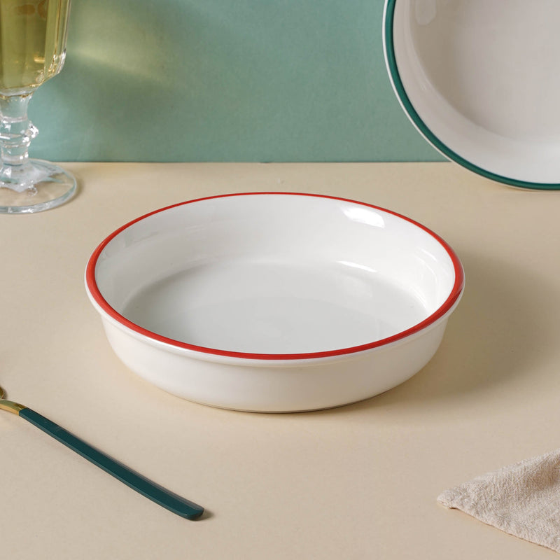 Red Toujours 21 Piece Pasta Snack Set For 6