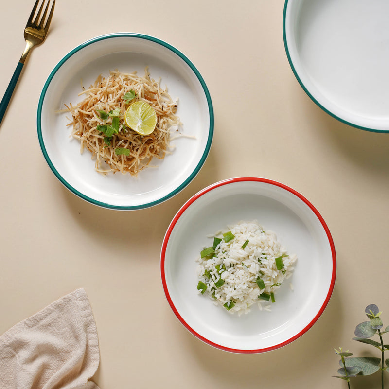 Toujours Deep Dish - Serving plate, pasta plate, lunch plate, deep plate | Plates for dining table & home decor