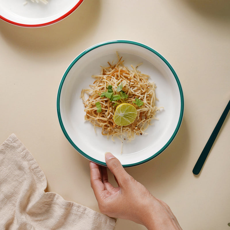 Toujours Deep Dish - Serving plate, pasta plate, lunch plate, deep plate | Plates for dining table & home decor