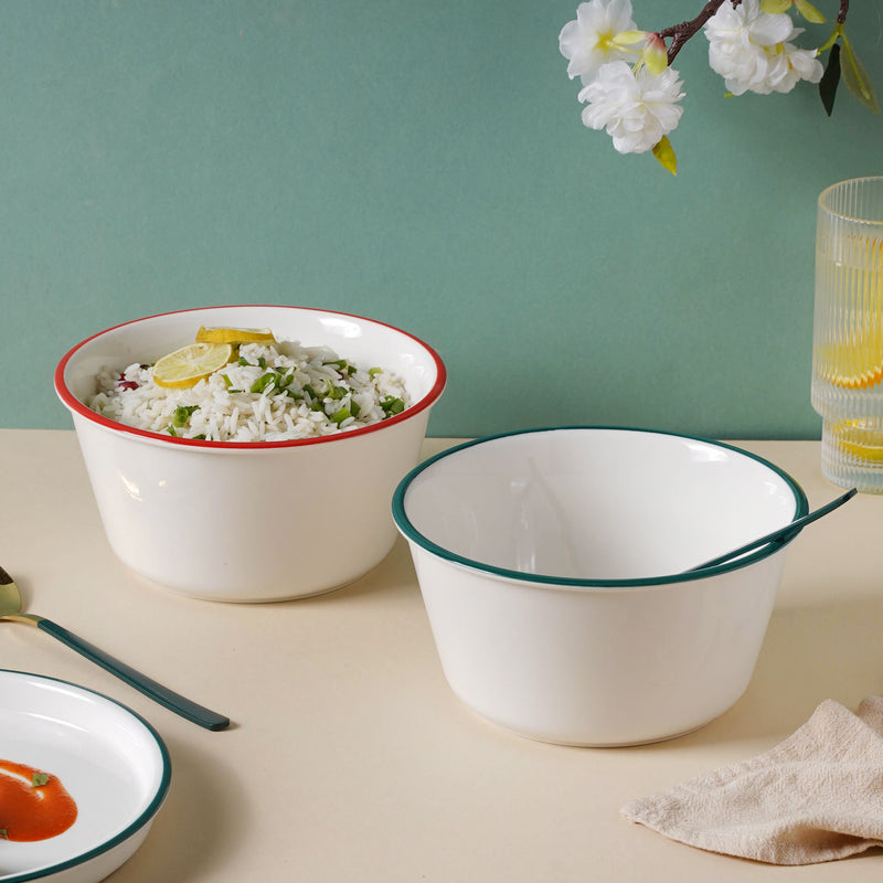 Toujours Serving Bowl - Bowl, ceramic bowl, serving bowls, noodle bowl, salad bowls, bowl for snacks, large serving bowl | Bowls for dining table & home decor