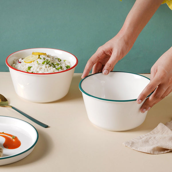 Toujours Serving Bowl - Bowl, ceramic bowl, serving bowls, noodle bowl, salad bowls, bowl for snacks, large serving bowl | Bowls for dining table & home decor