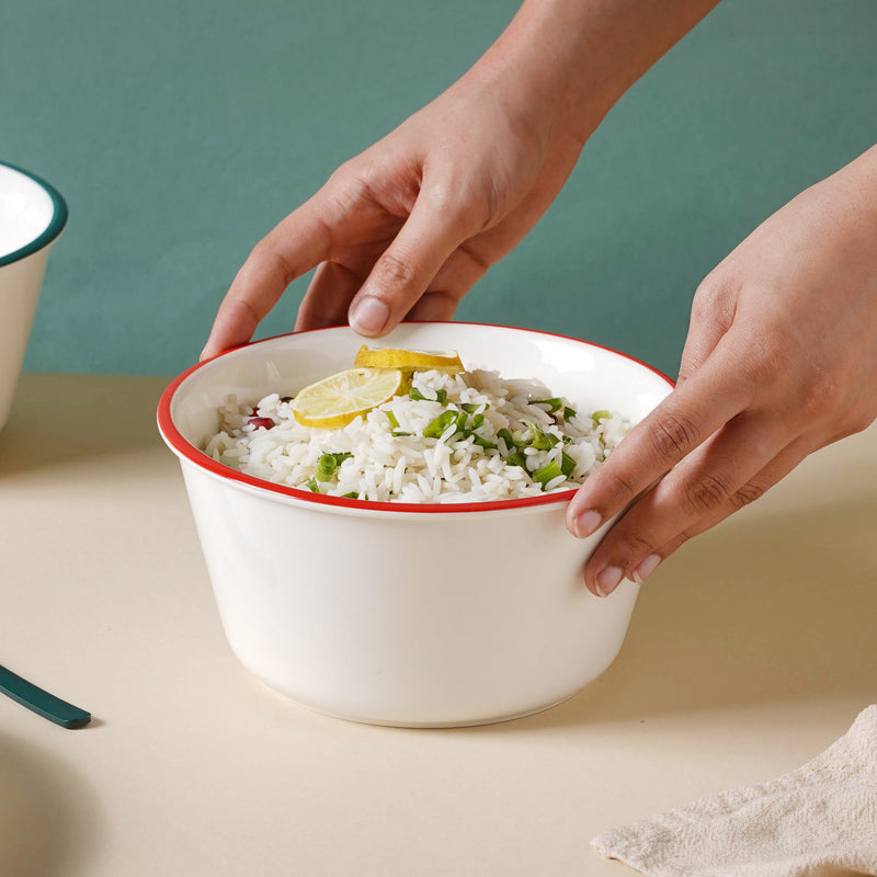 Toujours Serving Bowl - Bowl, ceramic bowl, serving bowls, noodle bowl, salad bowls, bowl for snacks, large serving bowl | Bowls for dining table & home decor