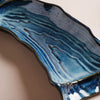Sapphire Abstract Section Plate Blue 12 Inch - Serving plate, snack plate, momo plate, plate with compartment | Plates for dining table & home decor
