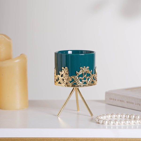 Green Pottery Planter Small - Indoor planters and flower pots | Home decor items