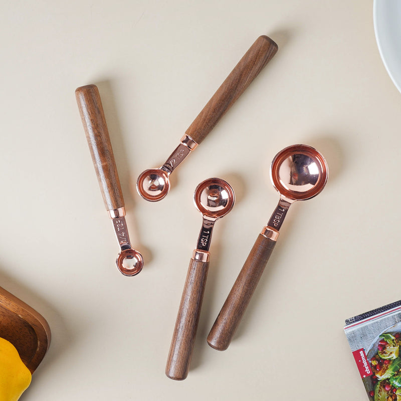 Gold Measuring Spoon Set - Kitchen Tool