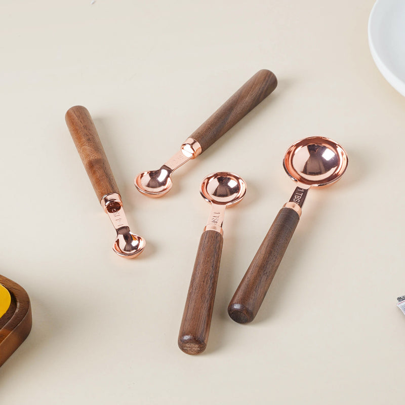 Gold Measuring Spoon Set - Kitchen Tool