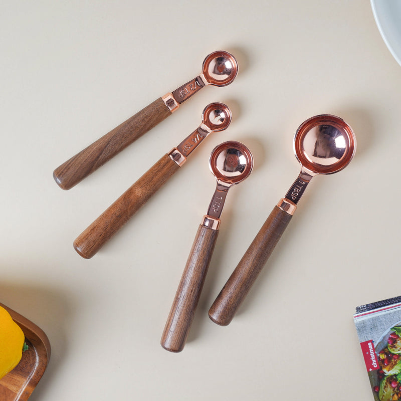 Gold Measuring Spoon Set - Kitchen Tool