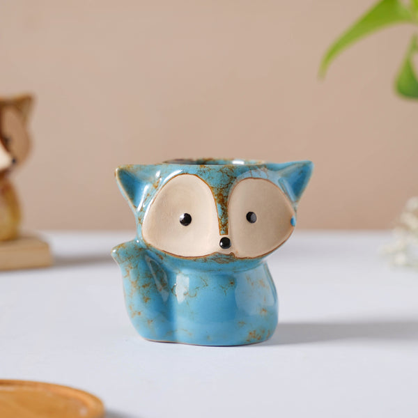 Foxy Ceramic Sky Blue - Indoor planters and flower pots | Home decor items