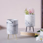 Marble Ceramic Indoor Planter- Large - Plant pot and plant stands | Room decor items