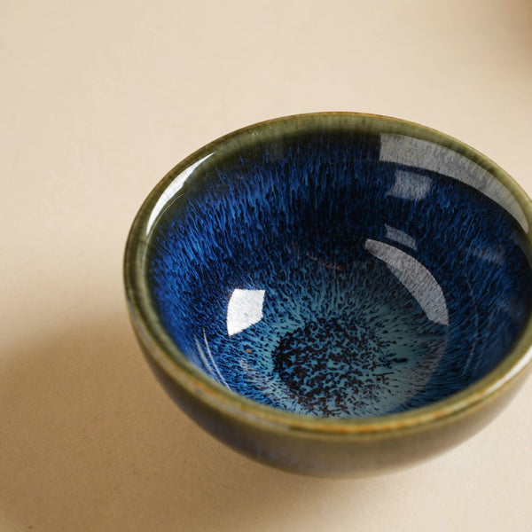 Sapphire Glazed Dip Bowl Blue 50 ml