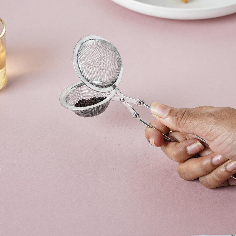 Long Handle Tea Filter - Filter, kitchen tool, steel strainer | Filter for Tea & Home decor