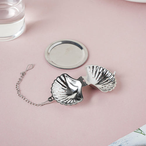 Oyster Tea Filter - Filter, kitchen tool, steel strainer | Filter for Tea & Home decor