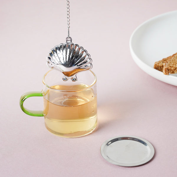 Oyster Tea Filter - Filter, kitchen tool, steel strainer | Filter for Tea & Home decor