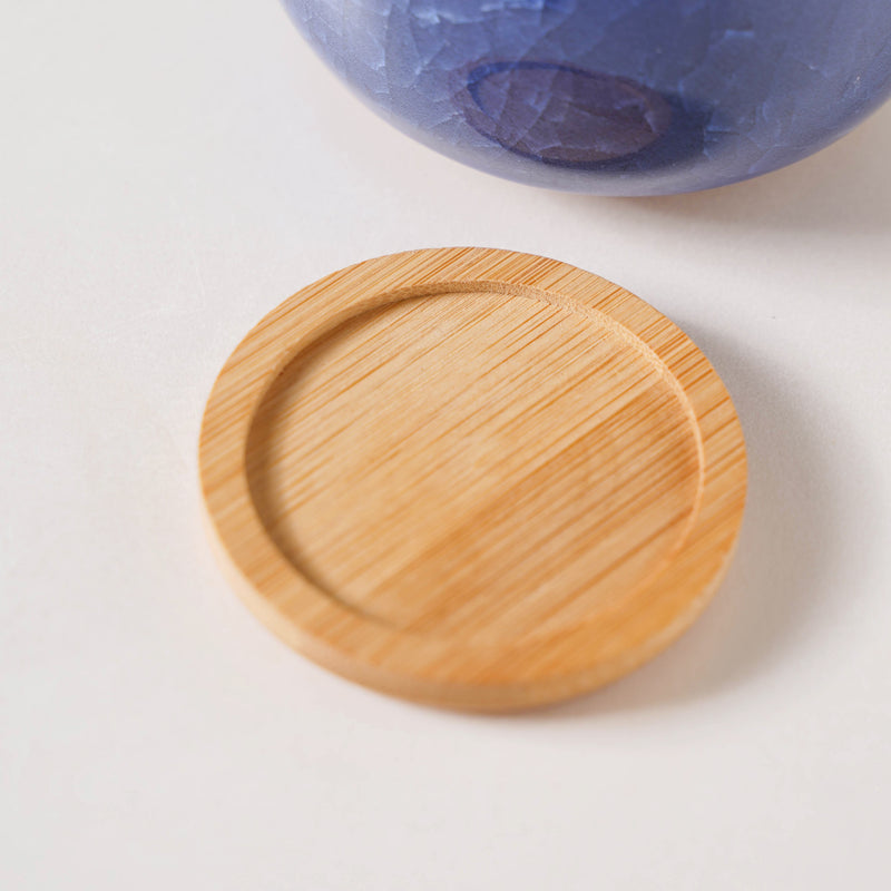 Botanica Azure Ceramic Planter With Coaster - Indoor planters and flower pots | Home decor items