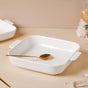 Serena Lily White Ceramic Baking Plate Large - Baking Dish