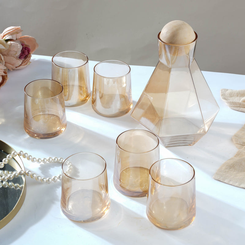 Amber Drinkware Set