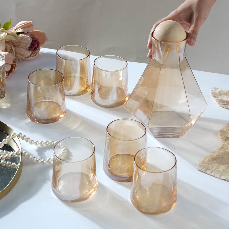 Amber Drinkware Set