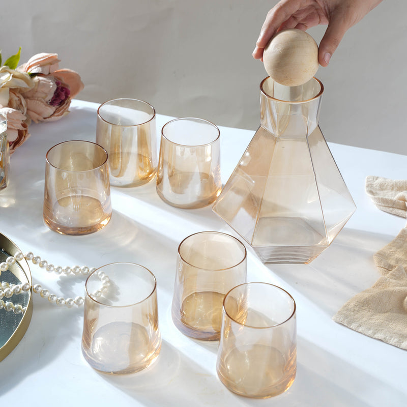 Amber Drinkware Set