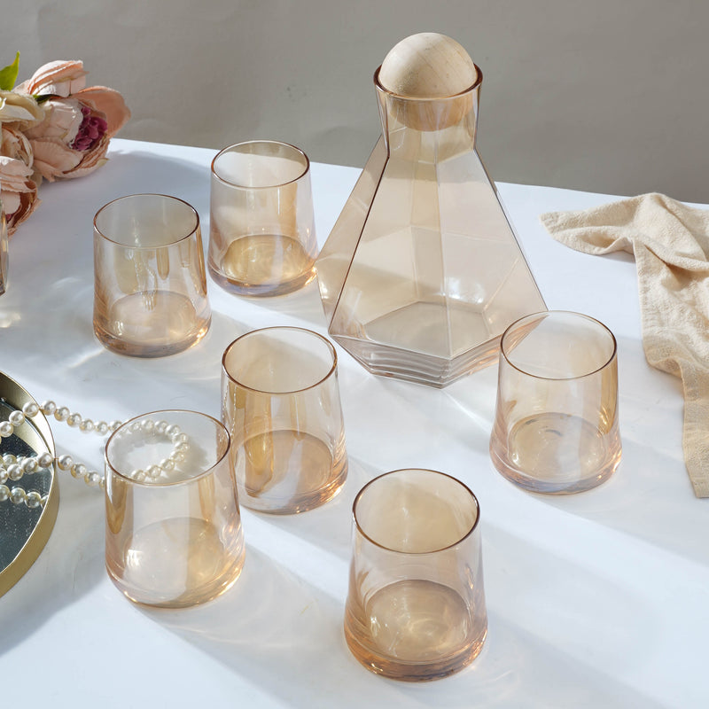 Amber Drinkware Set