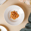 Serena Lily White Ceramic Pasta Plate - Serving plate, pasta plate, lunch plate, deep plate | Plates for dining table & home decor