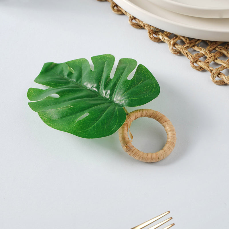 Monstera Leaf Napkin Ring