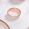 Pink Marble 26 Piece Dinnerware For 6