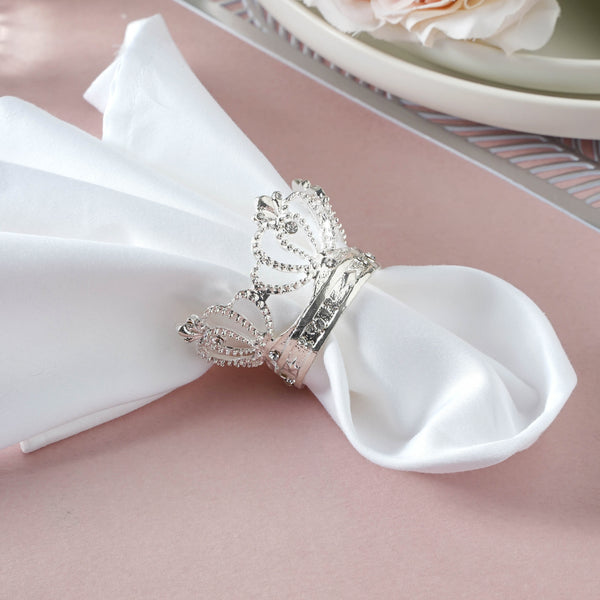 Vintage Silver Crown Napkin Ring