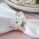 Vintage Silver Crown Napkin Ring