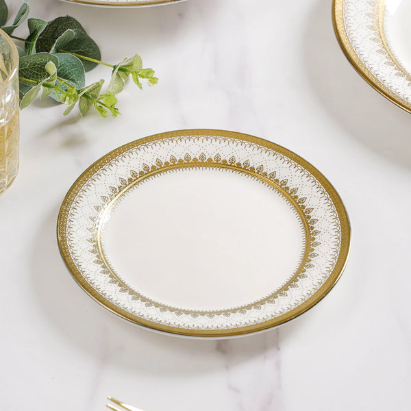 Aurelea Festive Snack Plate - Serving plate, snack plate, dessert plate | Plates for dining & home decor