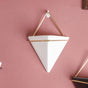 Triangular Ceramic Wall Hanging Planter Medium - Indoor planters and flower pots | Home decor items