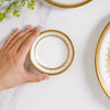 Aurelea Festive Dessert Plate - Serving plate, small plate, snacks plates | Plates for dining table & home decor