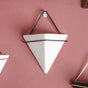 Triangular Ceramic Wall Hanging Planter Medium - Indoor planters and flower pots | Home decor items