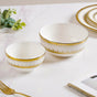 Aurelea Festive Soup Bowl - Bowl, soup bowl, ceramic bowl, snack bowls, curry bowl, popcorn bowls | Bowls for dining table & home decor