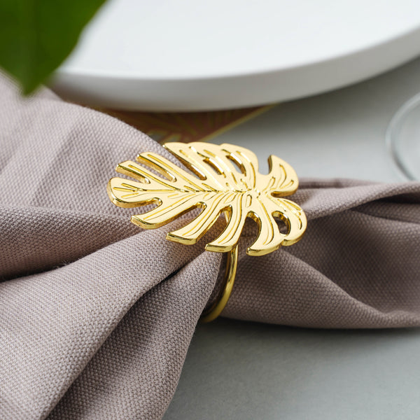 Gold Leaf Napkin Ring