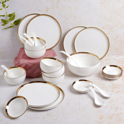 Vera White Dinnerware Set