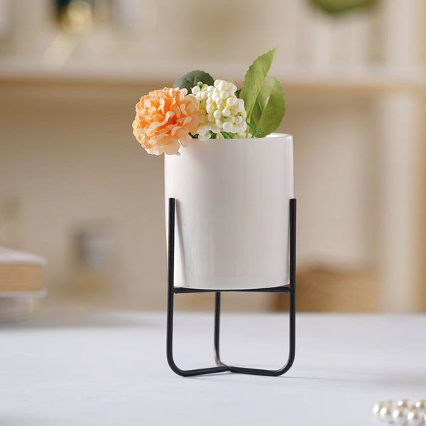 Indoor Porcelain Planters Large - Plant pot and plant stands | Room decor items