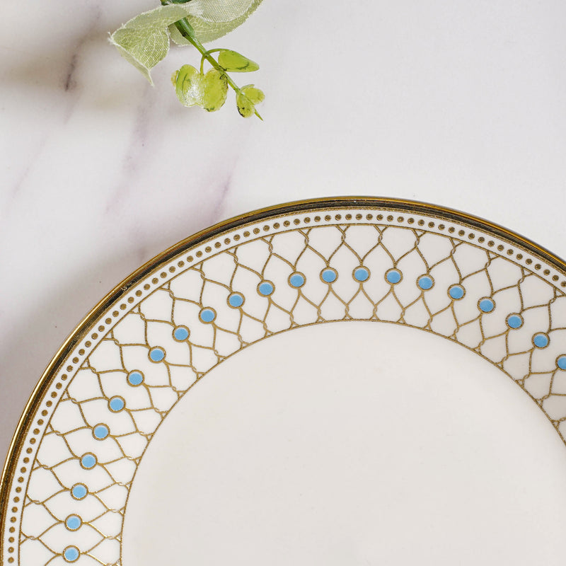 Aurelea Ceramic Snack Plate - Serving plate, snack plate, dessert plate | Plates for dining & home decor