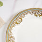 Aurelea Floral Dinner Plate - Serving plate, lunch plate, ceramic dinner plates| Plates for dining table & home decor