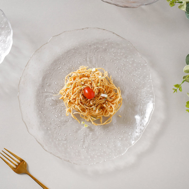 Modern Textured Plate and Bowl Set of 3