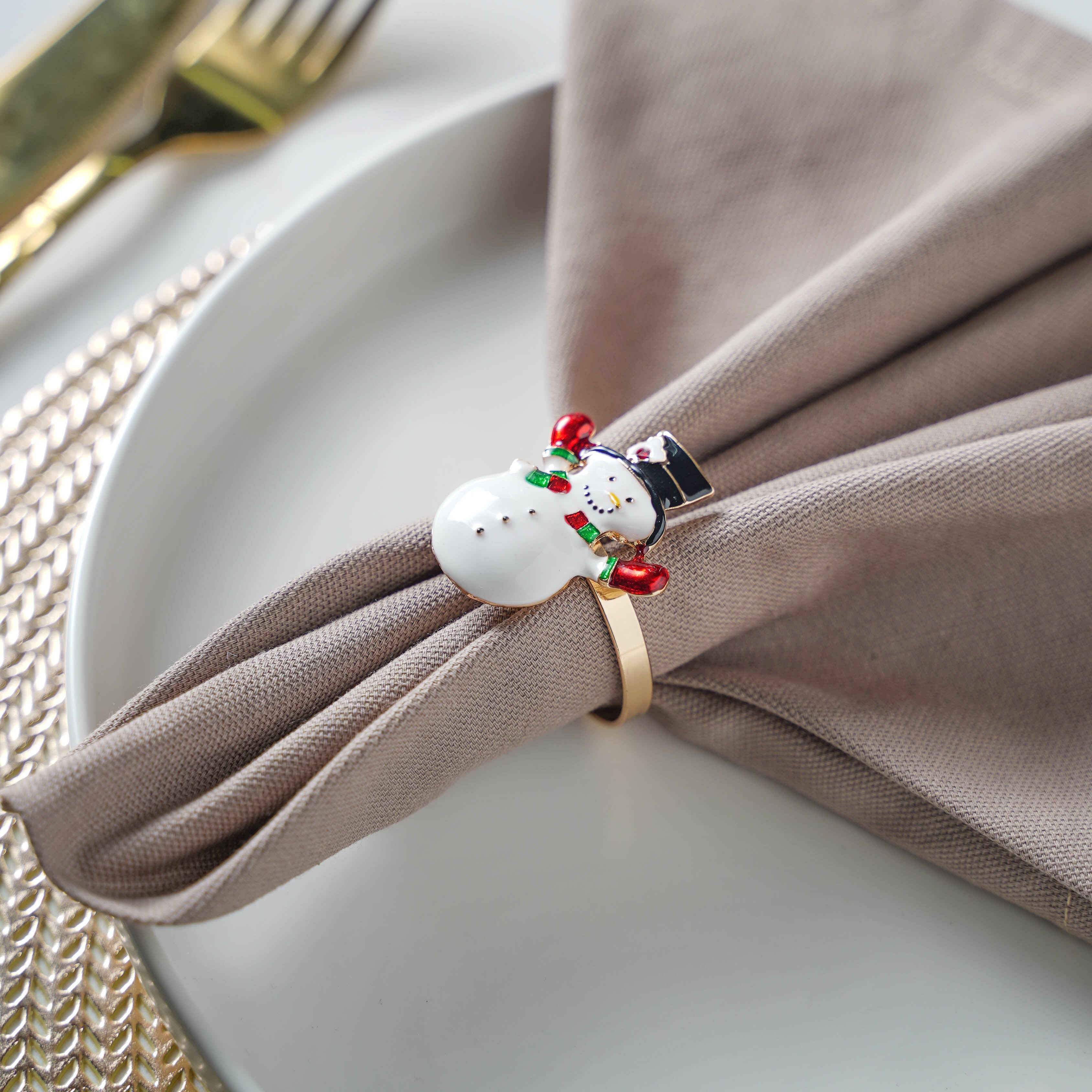 Snowman Napkin Ring