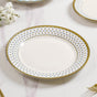 Aurelea Glam Dinner Plate - Serving plate, lunch plate, ceramic dinner plates| Plates for dining table & home decor